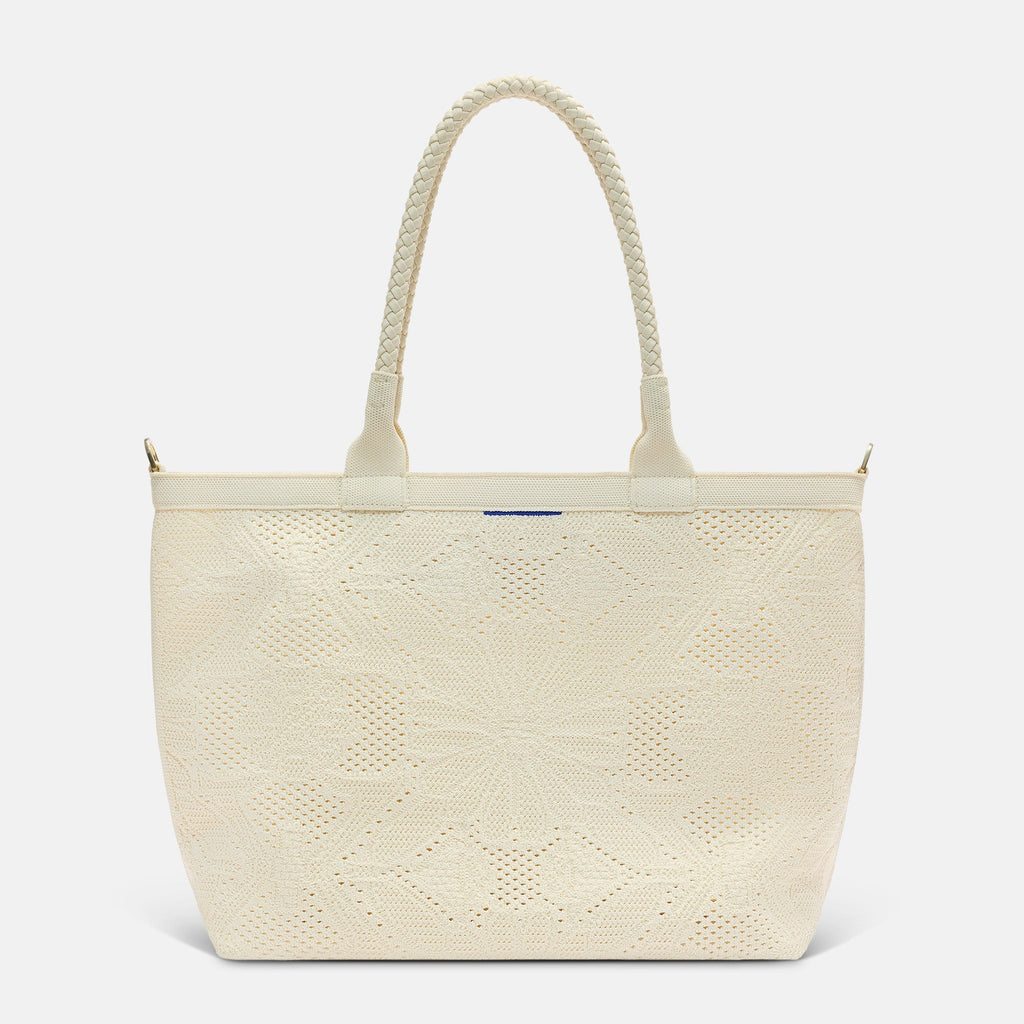 The Lightweight Zip Tote - Moonflower