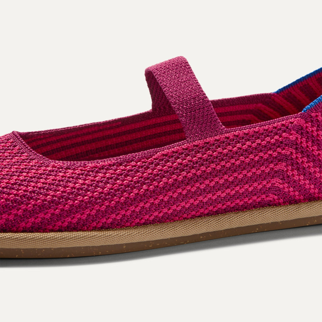 The Cruiser Mary Jane - Raspberry Stripe