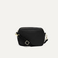 The Crossbody Camera Bag - Black Licorice Open-Knit