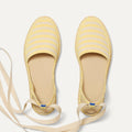The D'Orsay Espadrille - Sunshine Stripe