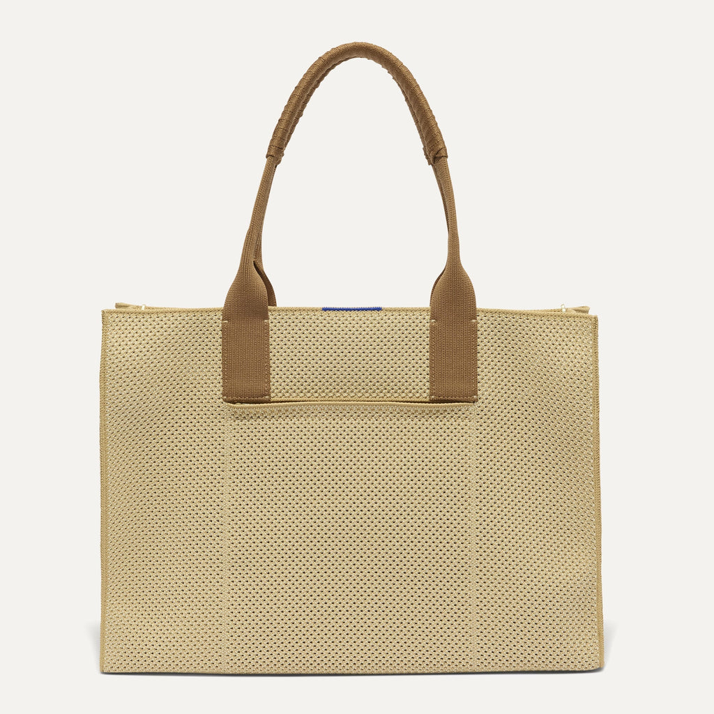 The Classic Tote - Macadamia Open-Knit