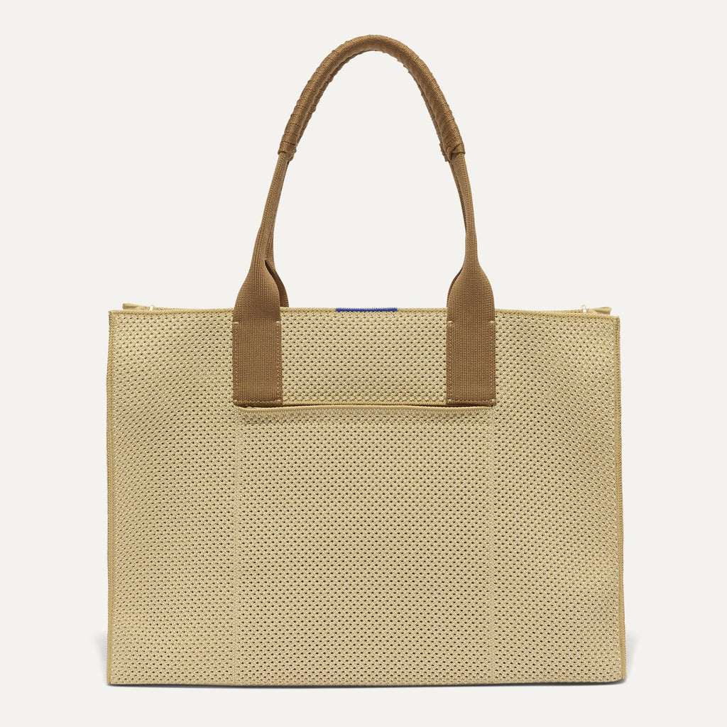 The Classic Tote - Macadamia Open-Knit